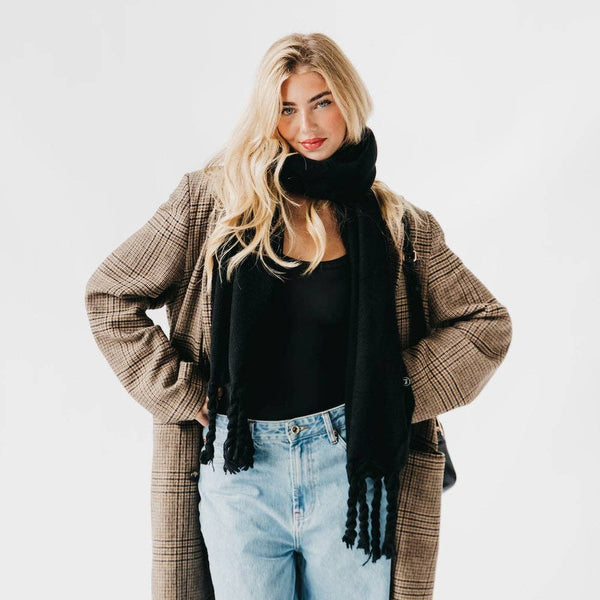 Twisted Tassel Scarf