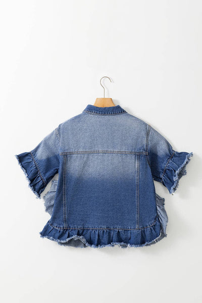 Short Sleeve Denim Jacket