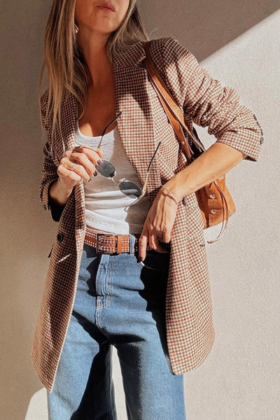 Houndstooth Blazer
