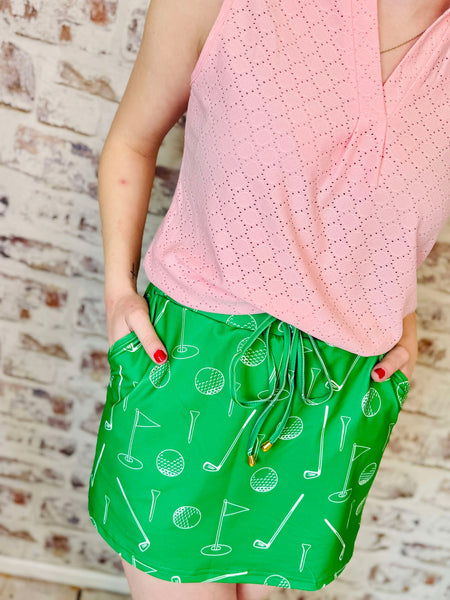 On Par Golf Skort