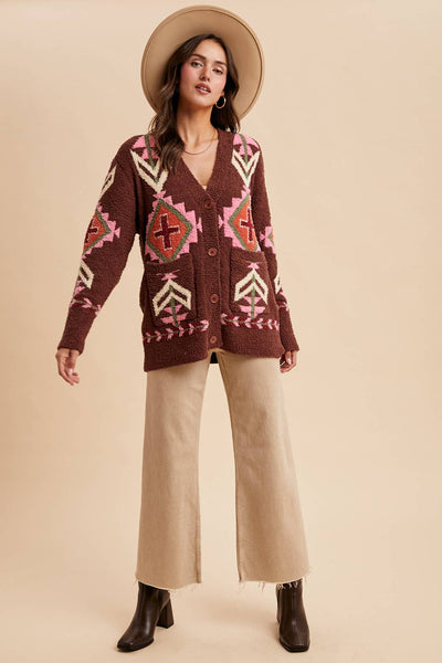 COZY CHENILLE CARDIGAN