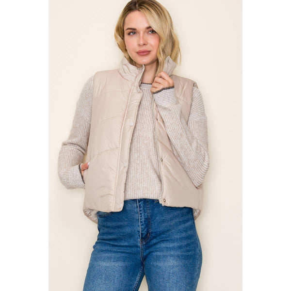 Polar Collar Puffer Vest