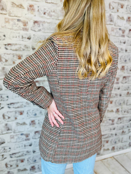 Houndstooth Blazer