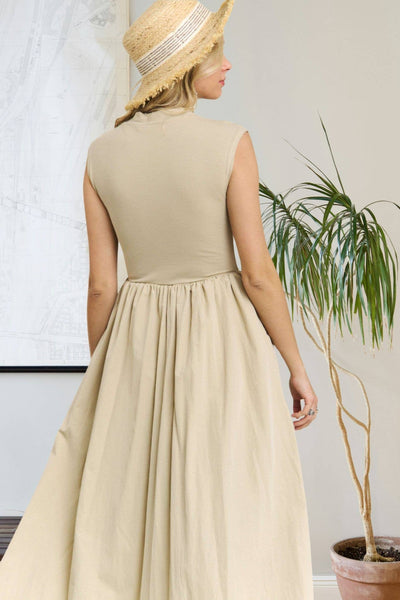 Mix Fabric dress