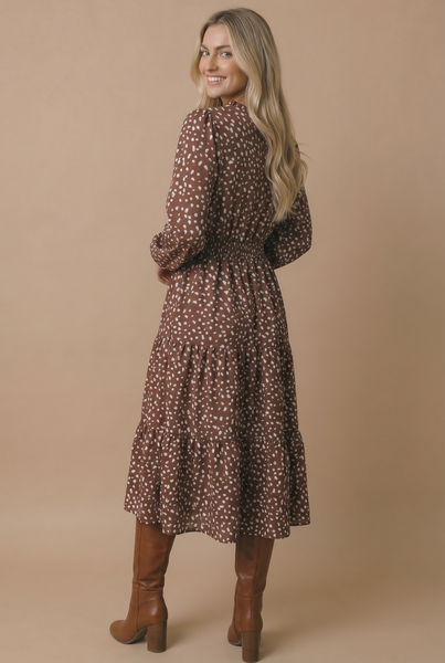 Fawn Print Dress