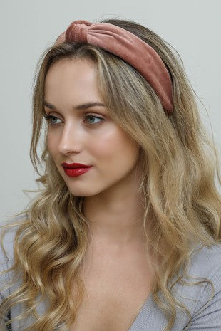 Velvet Turban Twist Knot Headband