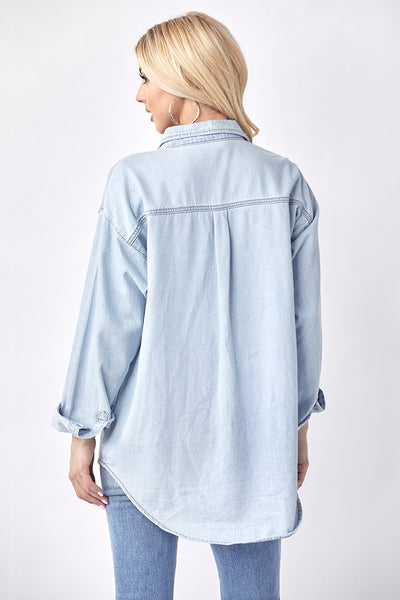 Risen Denim Shirt