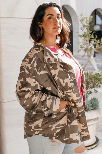 Oversized Camo Jacket