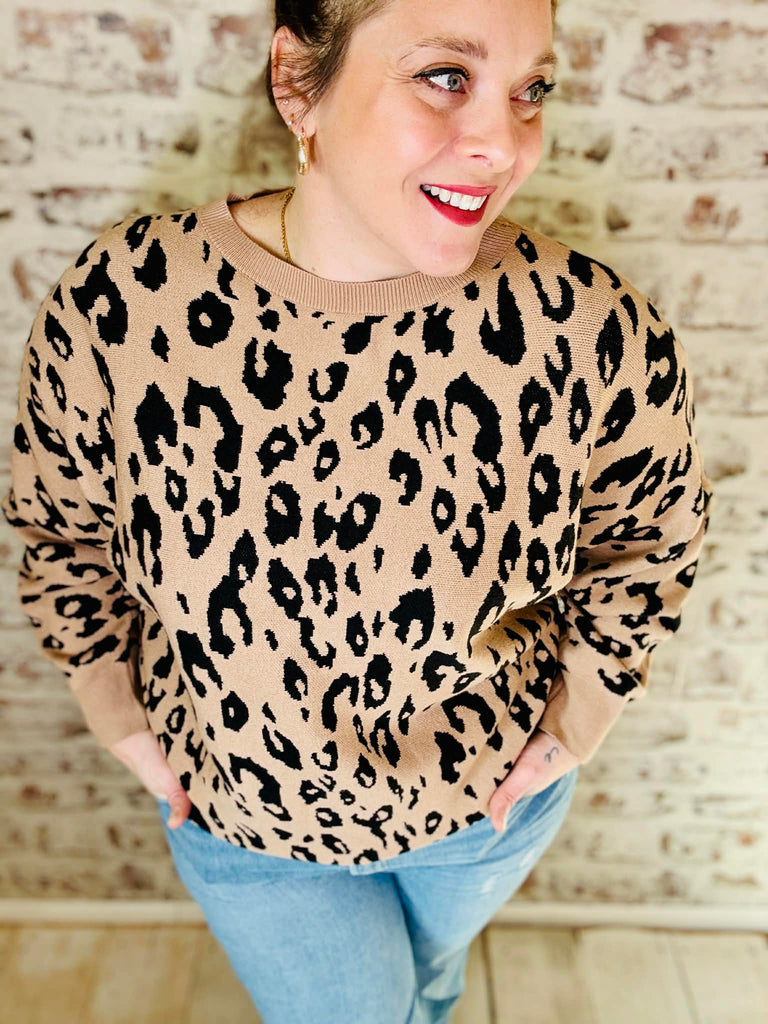 Plus Leopard Sweater