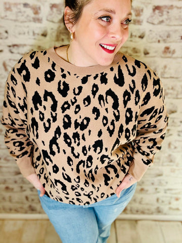 Plus Leopard Sweater