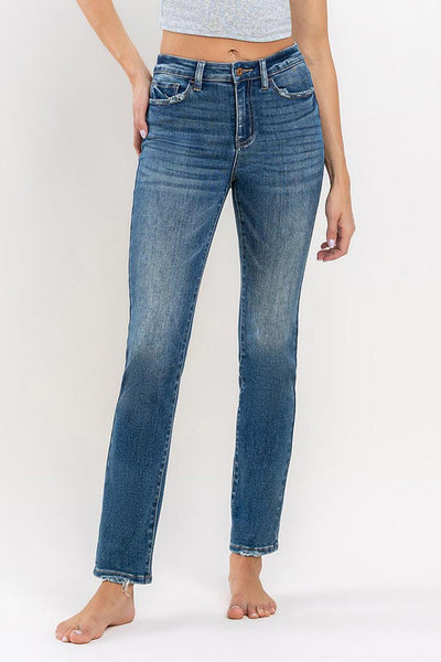 Vervet High Rise Straight Jeans