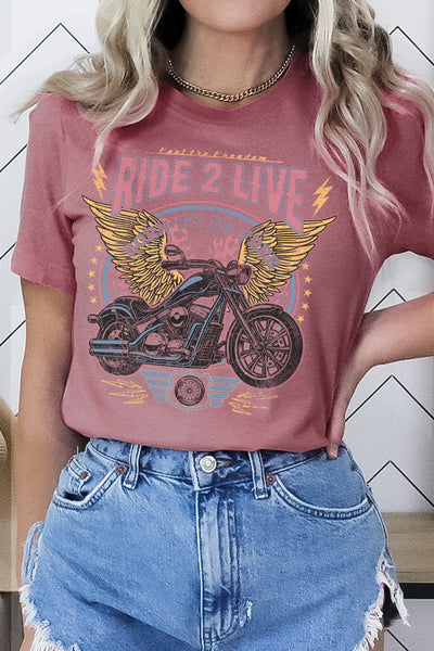 Ride 2 Live Graphic Tee