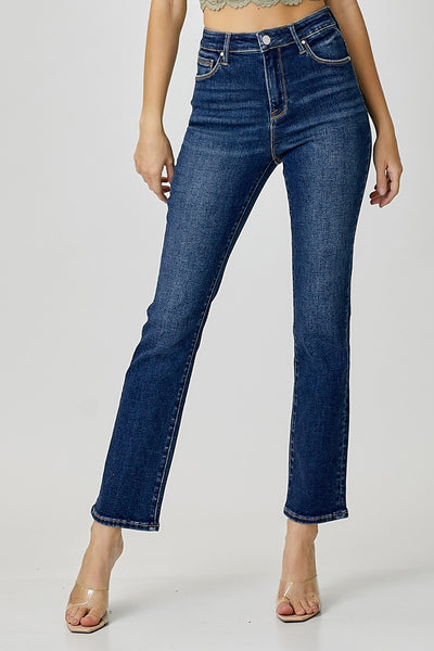 MID RISE ANKLE SLIM JEANS