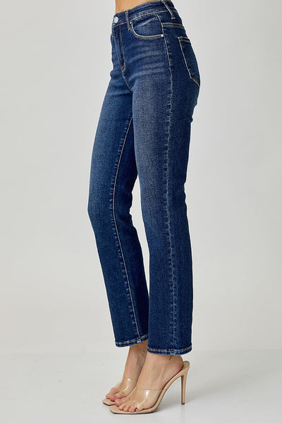 MID RISE ANKLE SLIM JEANS