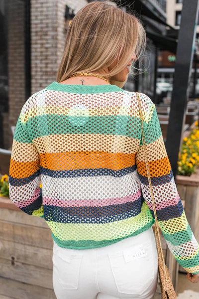 Colorblock Knit Sweater