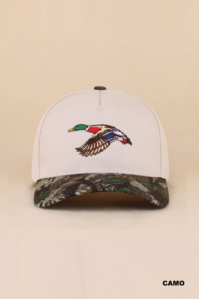 Mallard Cap with Camo Bill