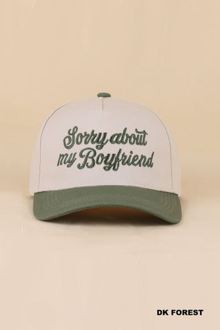 Sorry About My Boyfriend Hat