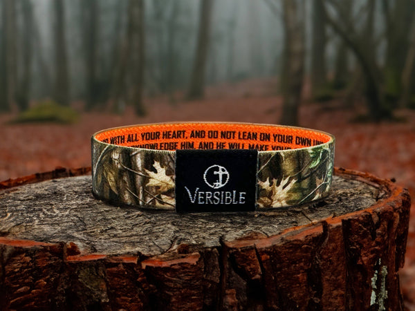 Versible® Wristbands - Forest Camo / Proverbs 3:5-6