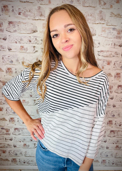 Thinking Out Loud Striped Top