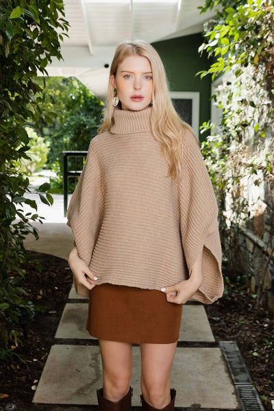 Turtleneck Poncho