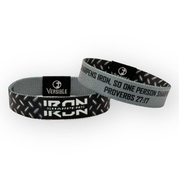 Versible® Wristbands - Iron Sharpens Iron / Proverbs 27:17