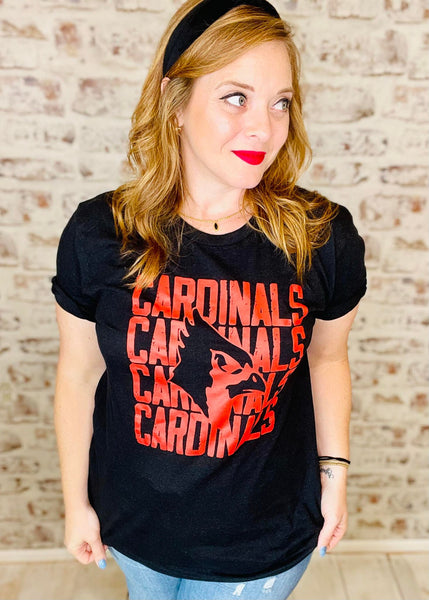 Cardinals Stacked Tee