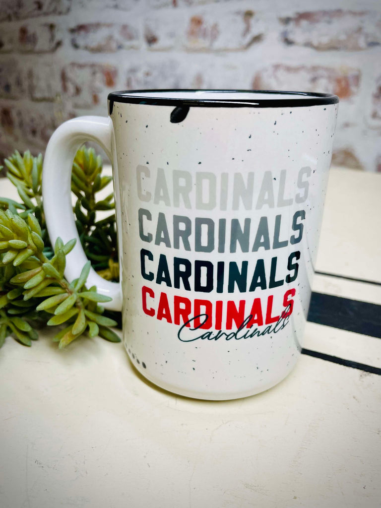 Cardinals Spirit Distressed Mug