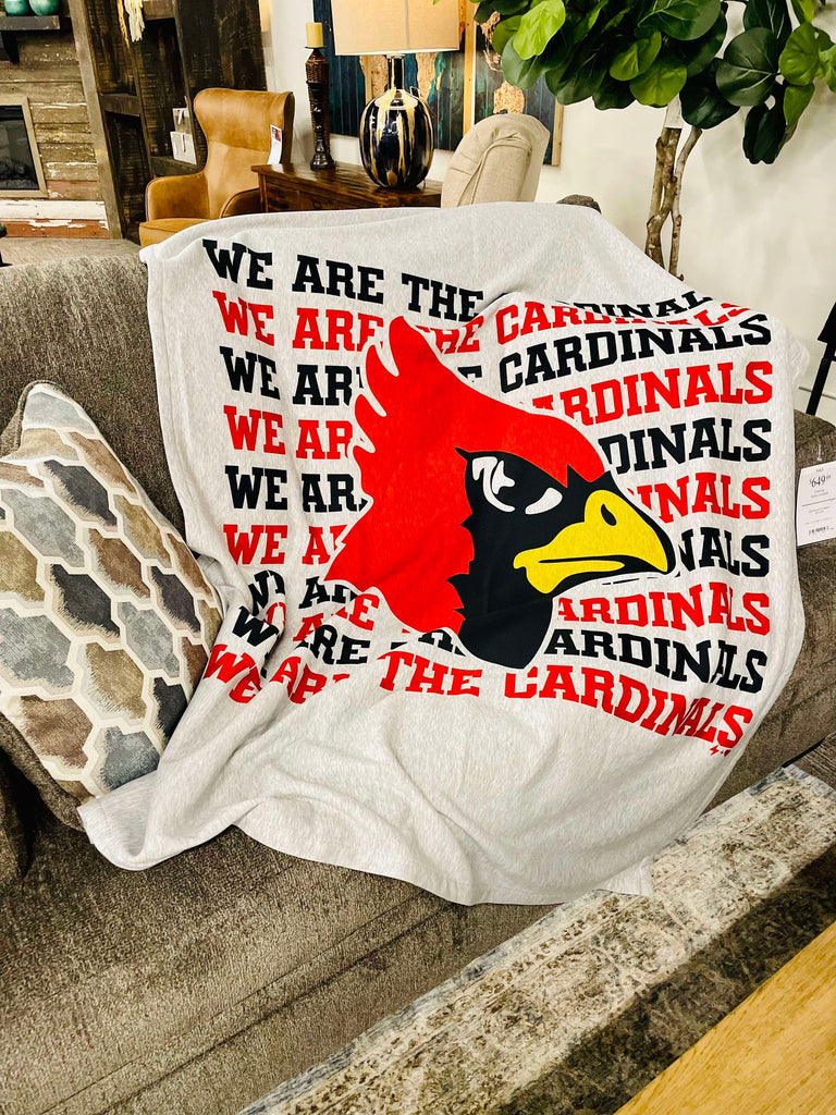 RV Cardinals Sweatshirt Blanket