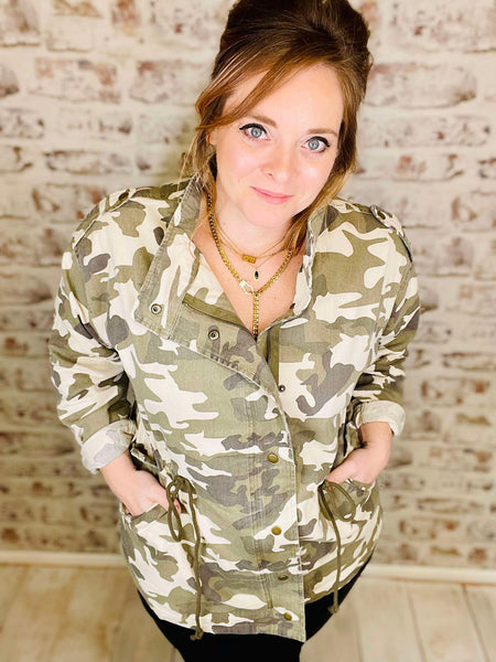 Oversized Camo Jacket