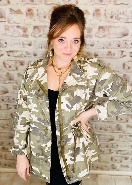 Oversized Camo Jacket