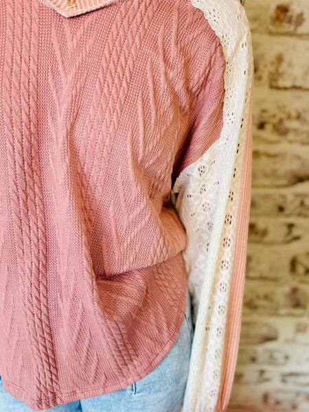 Mauve Patchwork Shirt