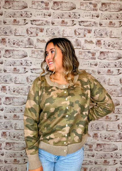 Camo Cardigan