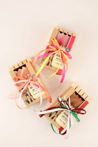 Gift Set | Wooden Soap Dish with Goat Milk Soap