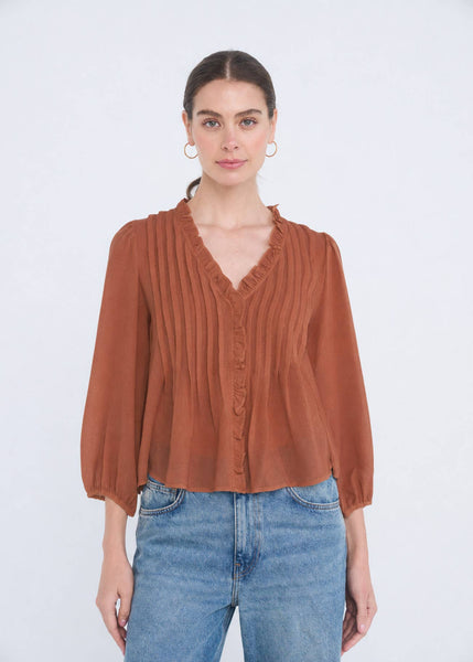 PINTUCK BLOUSE