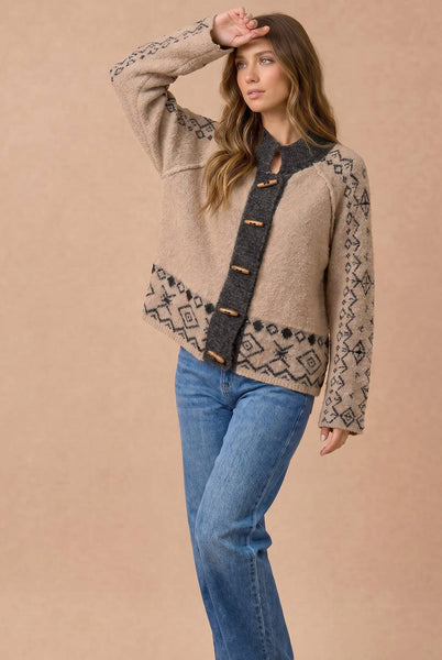 Nordic Toggle Cardigan