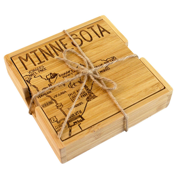 Minnesota Puzzle 4-Pc. Coaster Set with Case