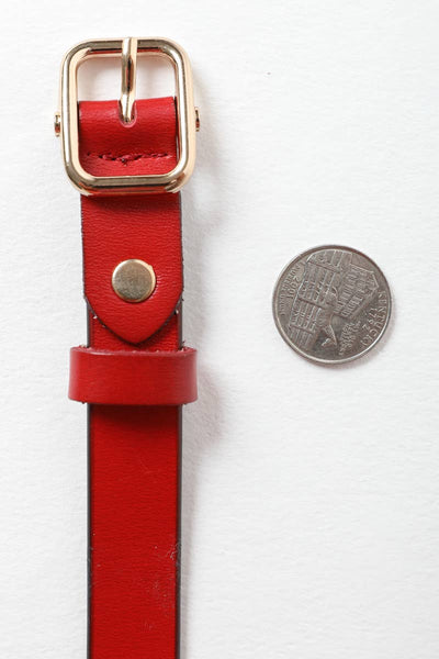 Skinny Leather Belt
