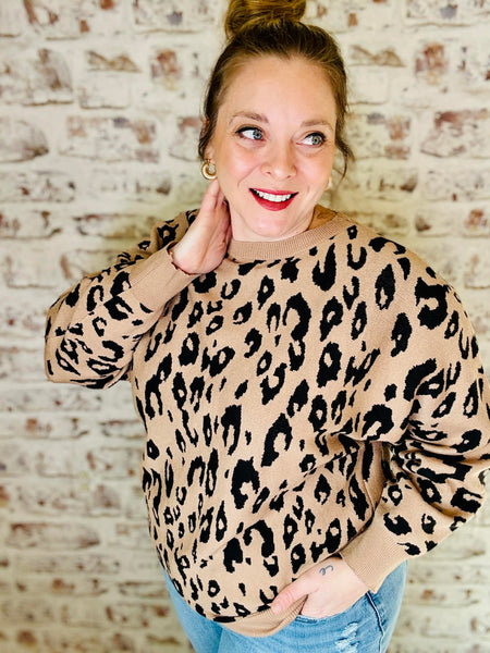 Plus Leopard Sweater