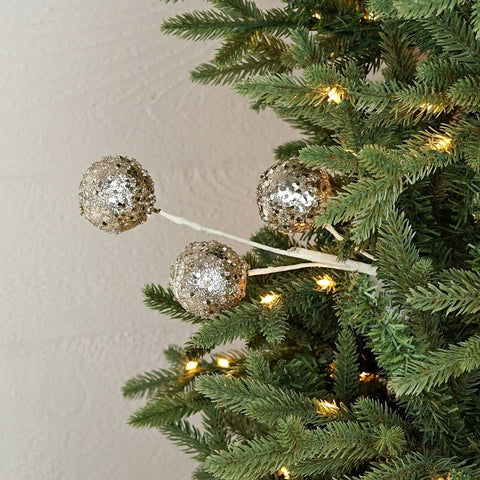 16in Fancy Glitter Ball Pickx3-Champaigne