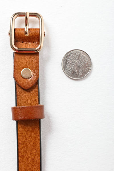 Skinny Leather Belt