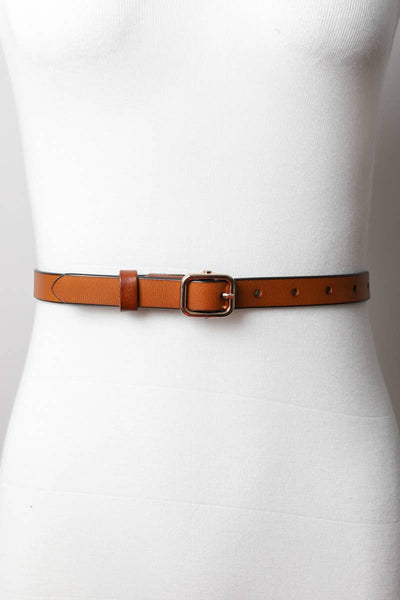 Skinny Leather Belt