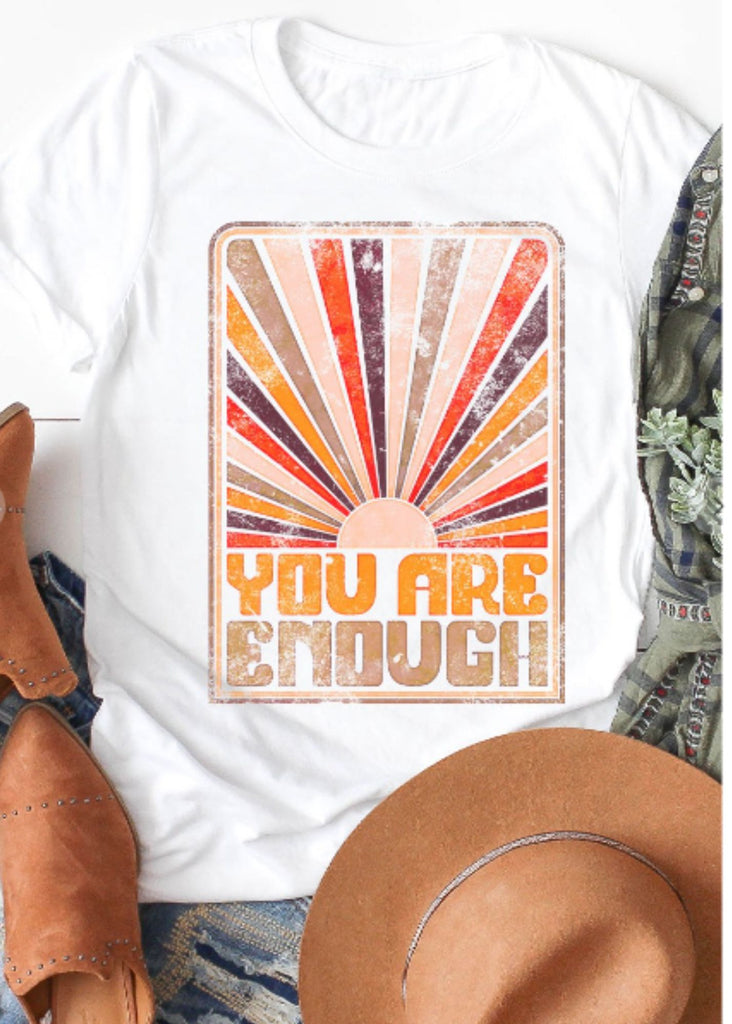You Are Enough Graphic Tee - Adult