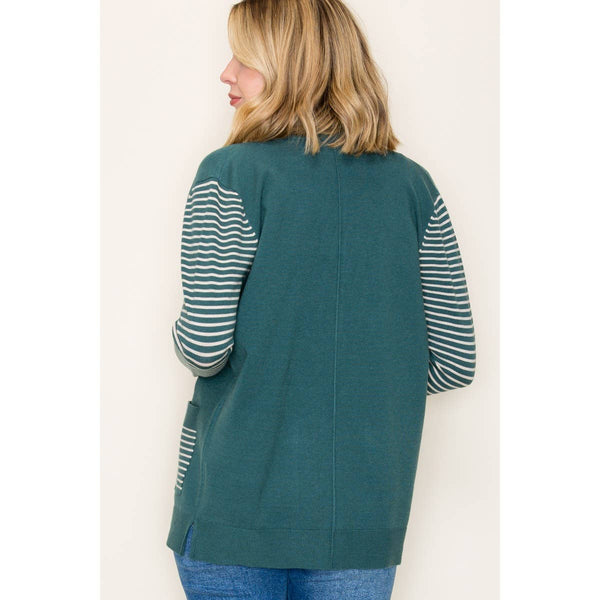Emerald Cardigan Stripe
