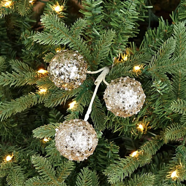 16in Fancy Glitter Ball Pickx3-Champaigne