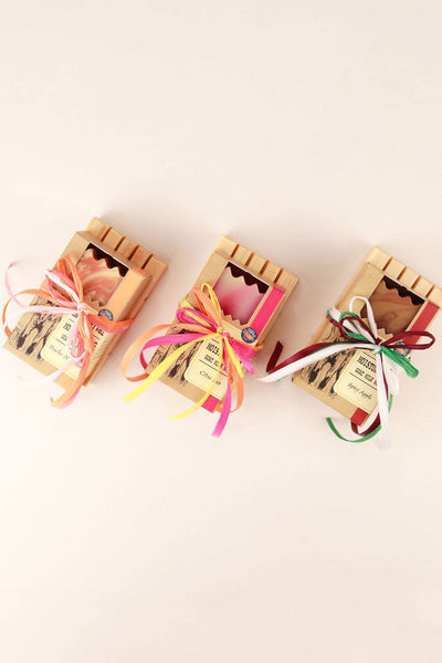 Gift Set | Wooden Soap Dish with Goat Milk Soap