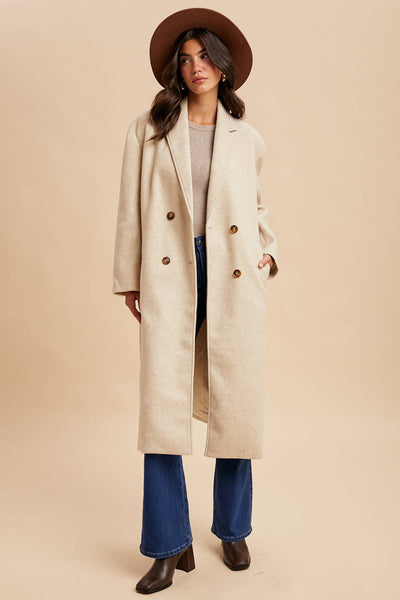 Double Breasted Duster Coat