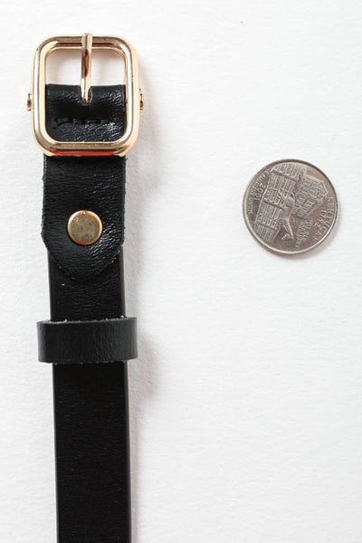 Skinny Leather Belt