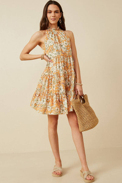 Floral Tiered Tank Dress