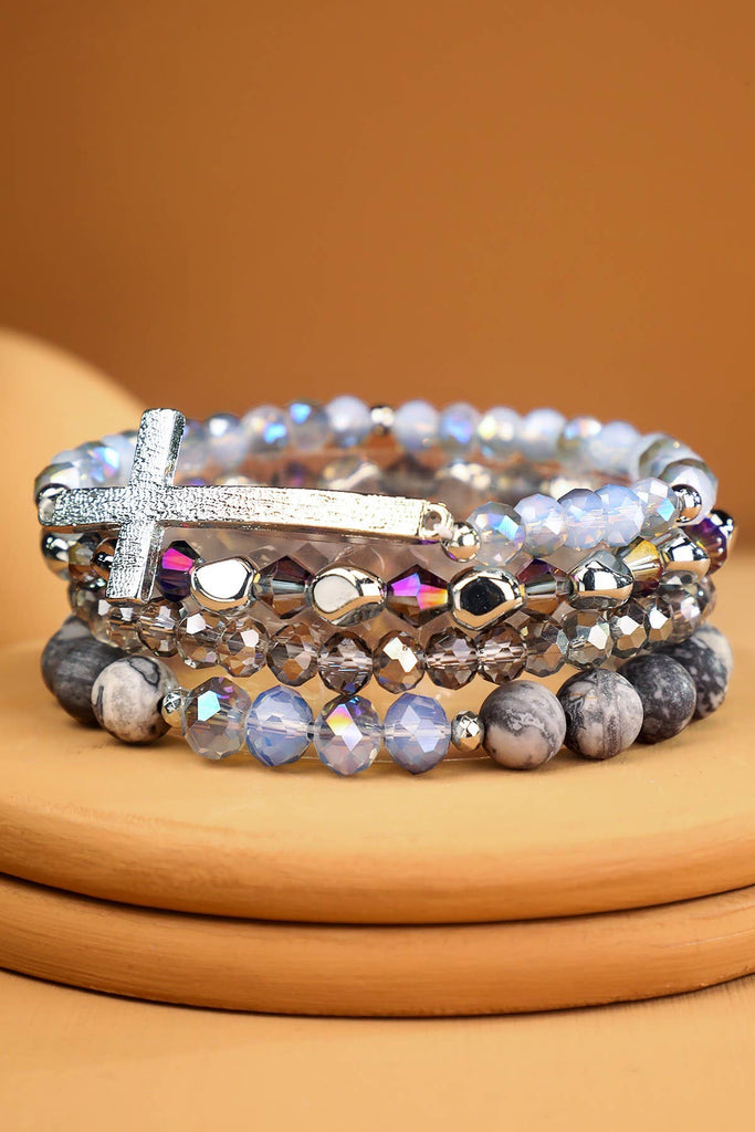 4 Layer Cross Bracelet