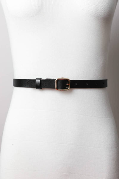 Skinny Leather Belt